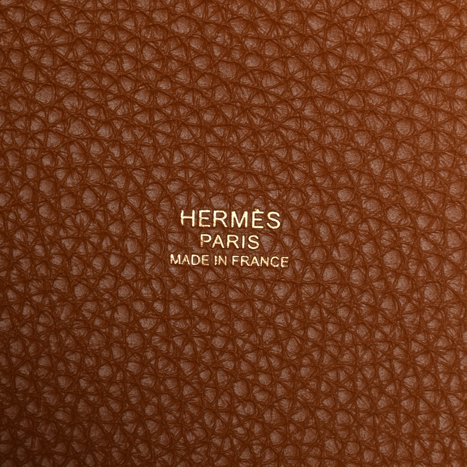 Hermes Taurillon Clemence Picotin Lock 22 MM Gold 6 of 11