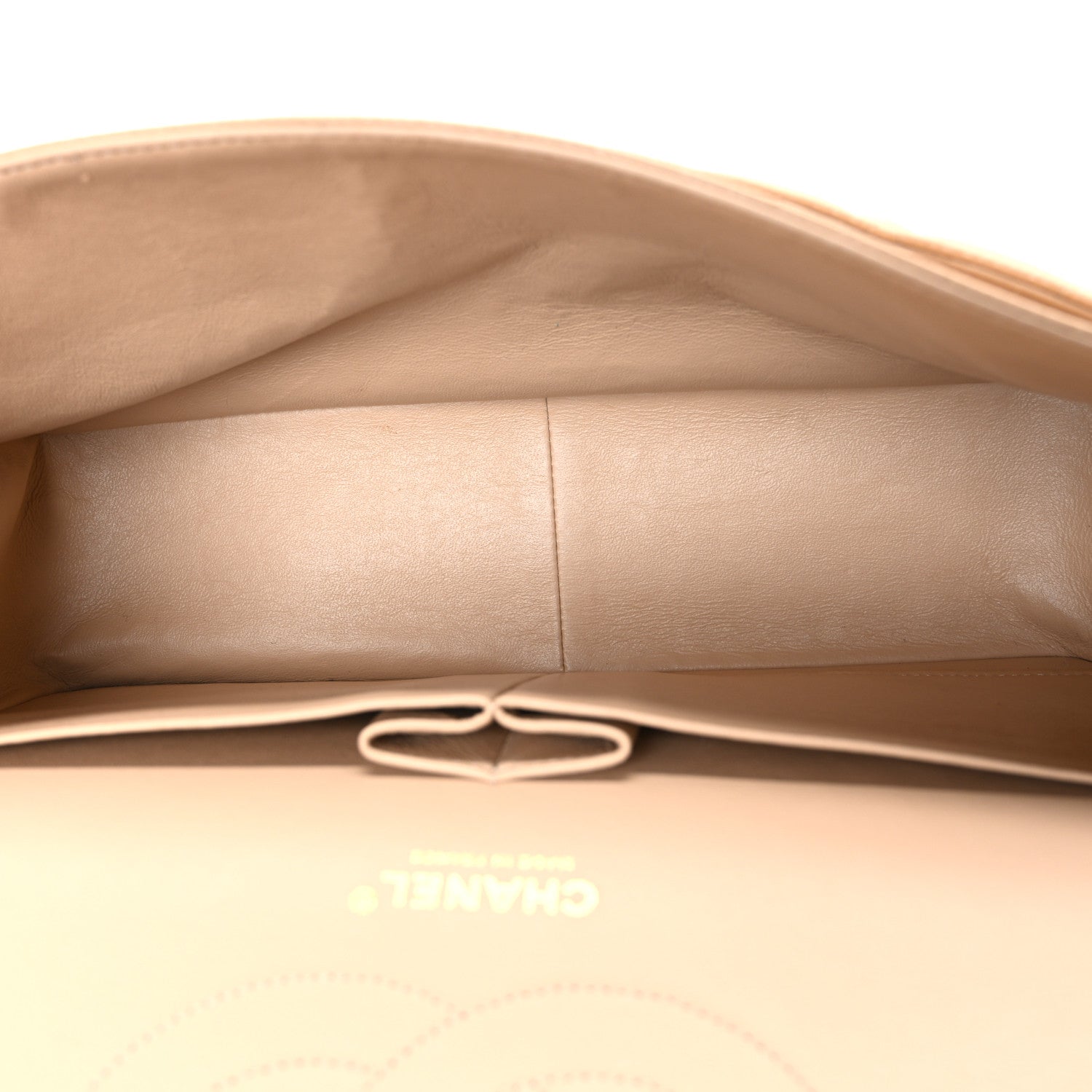 Chanel Caviar Quilted Jumbo Double Flap Beige 5 of 9