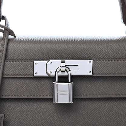 Hermes Epsom Kelly Sellier 28 Etain 8 of 10