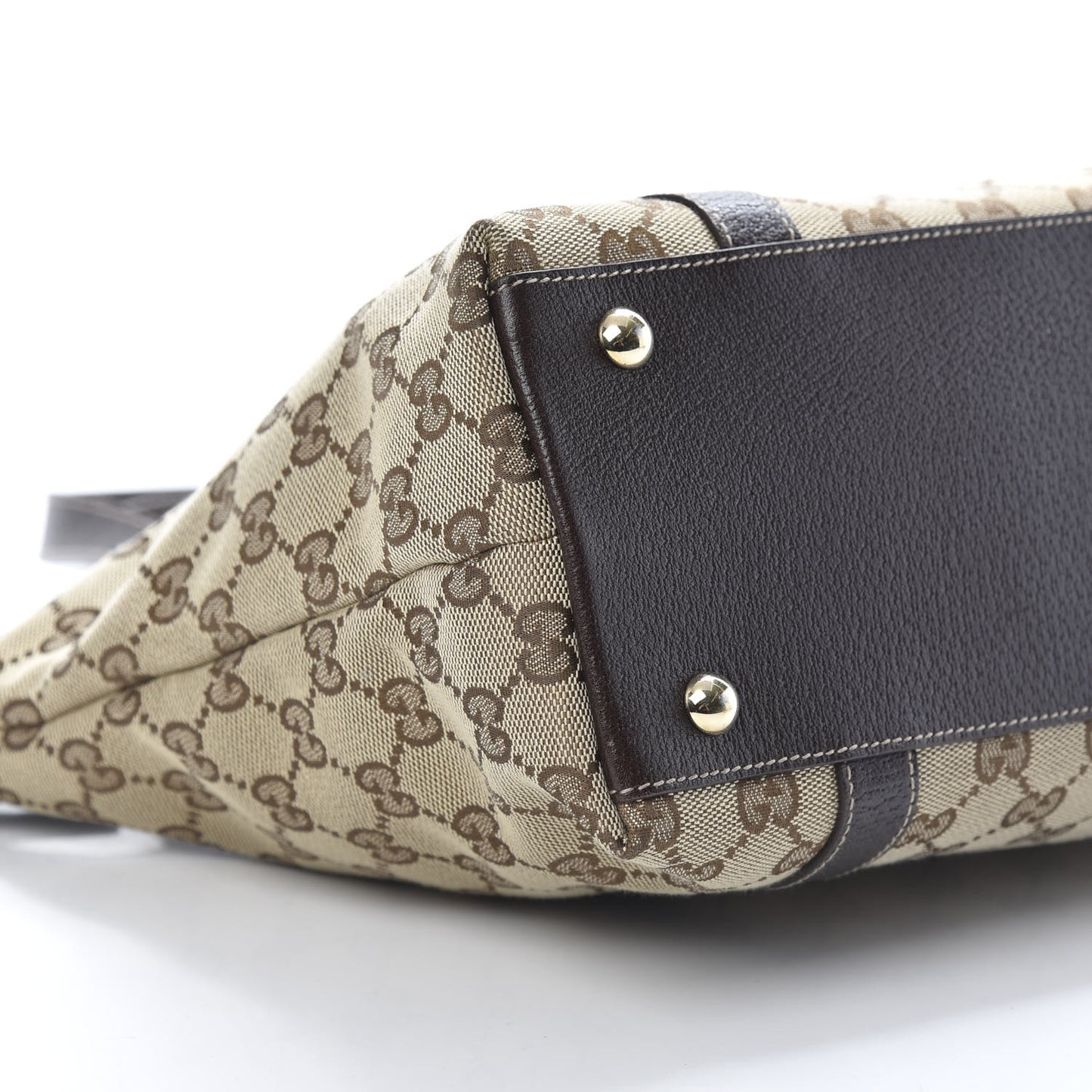 Monogram Medium Abbey Tote Dark Brown