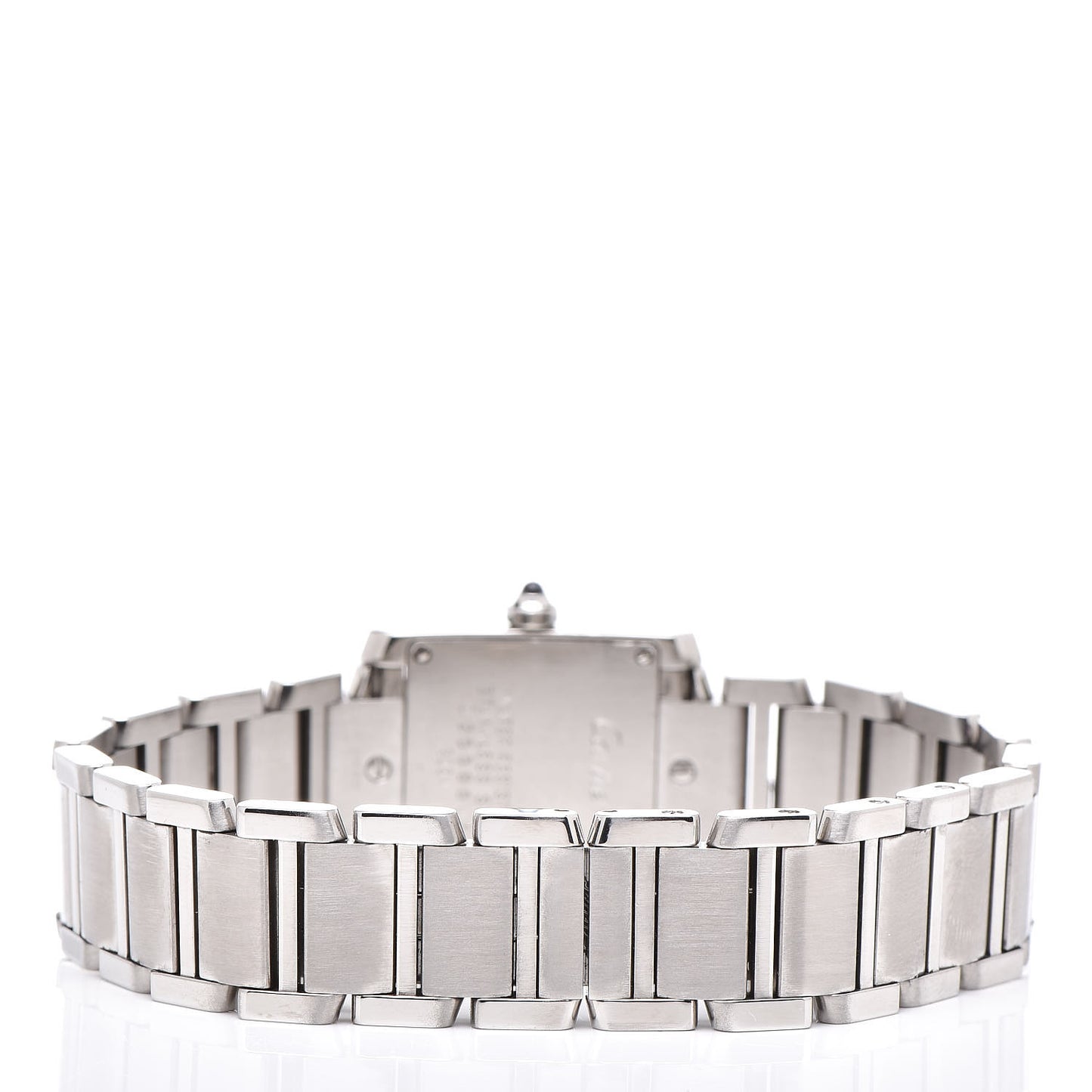 Stainless Steel 20mm Tank Francaise Quartz Watch