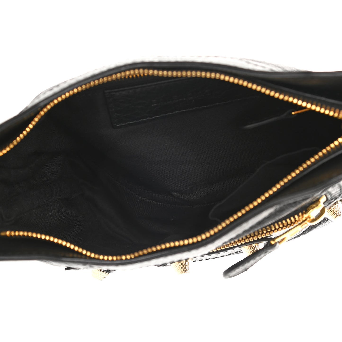 Agneau Giant 12 Gold Hardware Hip Black