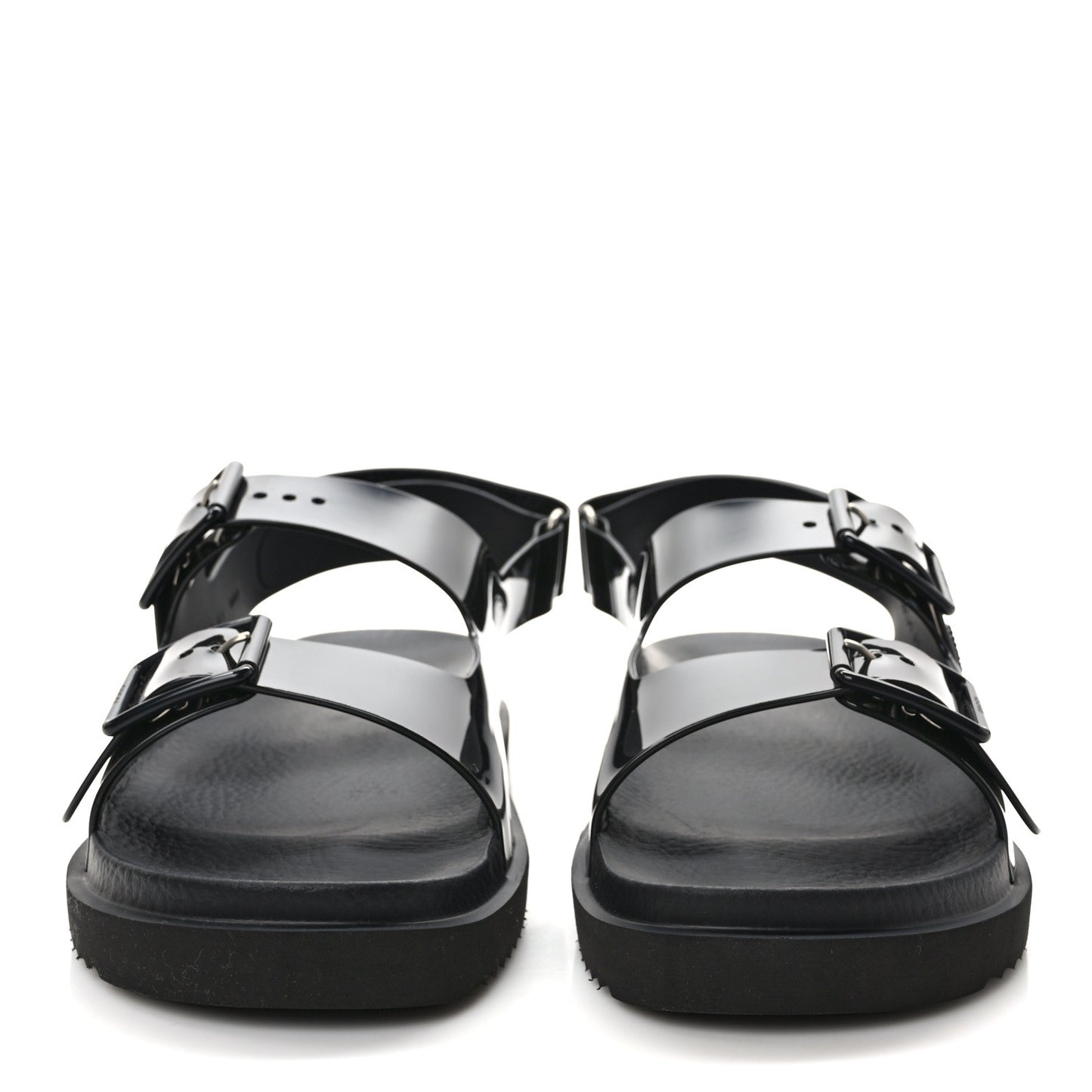 Rubber Mini Double G Womens Isla Dad Sandals 41 Black