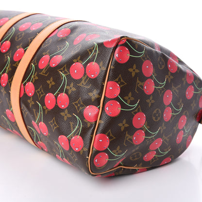 Louis Vuitton Monogram Cerises Keepall 45 11 of 17