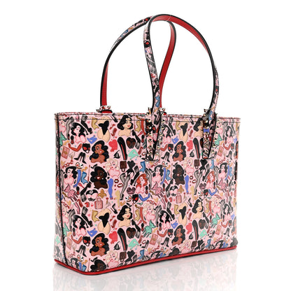 Christian Louboutin Patent Calfskin Small Dita Cabata Tote Red 4 of 13