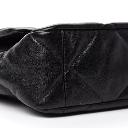 Chanel Lambskin Quilted Large 19 Flap Black 6 of 10
