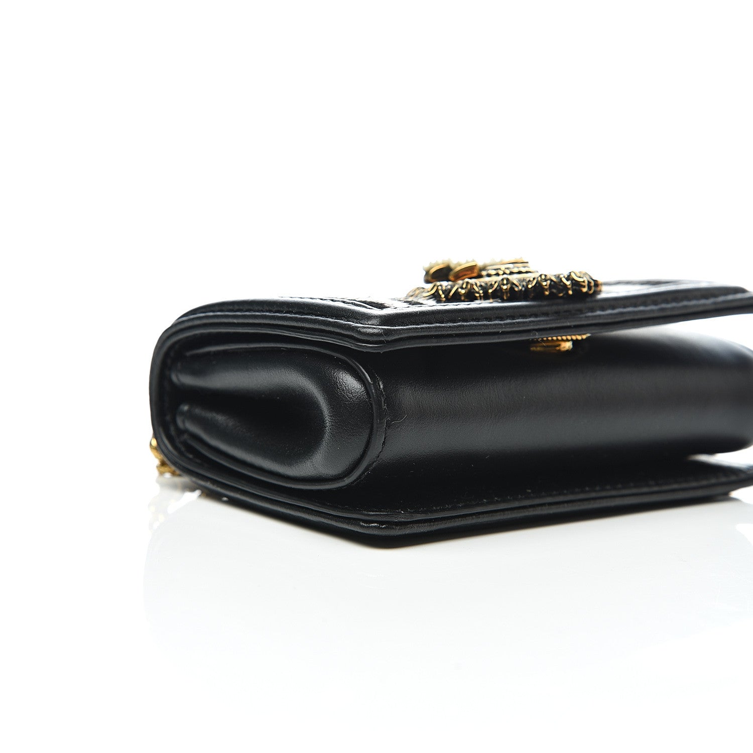 Dolce & Gabbana Pony Hair Zebra Print Micro Devotion Bag 6 of 9
