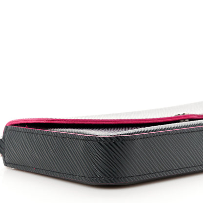 Louis Vuitton Epi Pochette Felicie Black Hot Pink 14 of 15