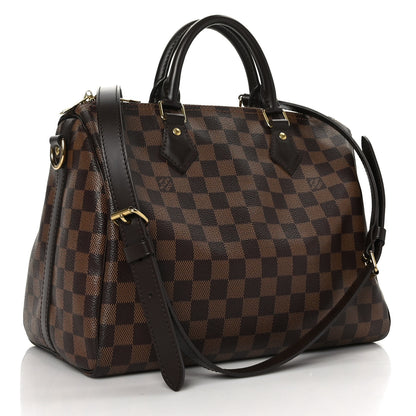 Louis Vuitton Damier Ebene Speedy Bandouliere 30 3 of 8