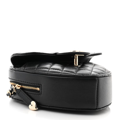 Chanel Lambskin Quilted CC In Love Heart Bag Black 4 of 10