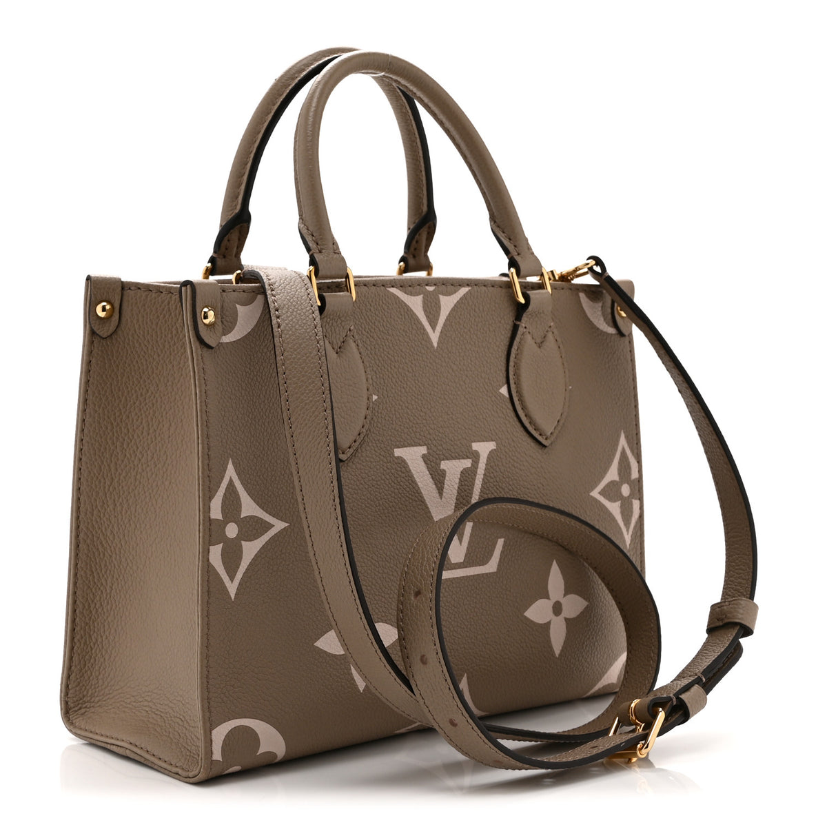 Louis Vuitton Empreinte Monogram Giant Onthego PM Tourterelle Creme 3 of 10