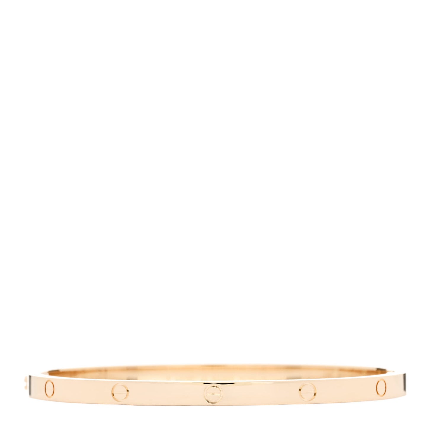 18K Yellow Gold Small LOVE Bracelet 17