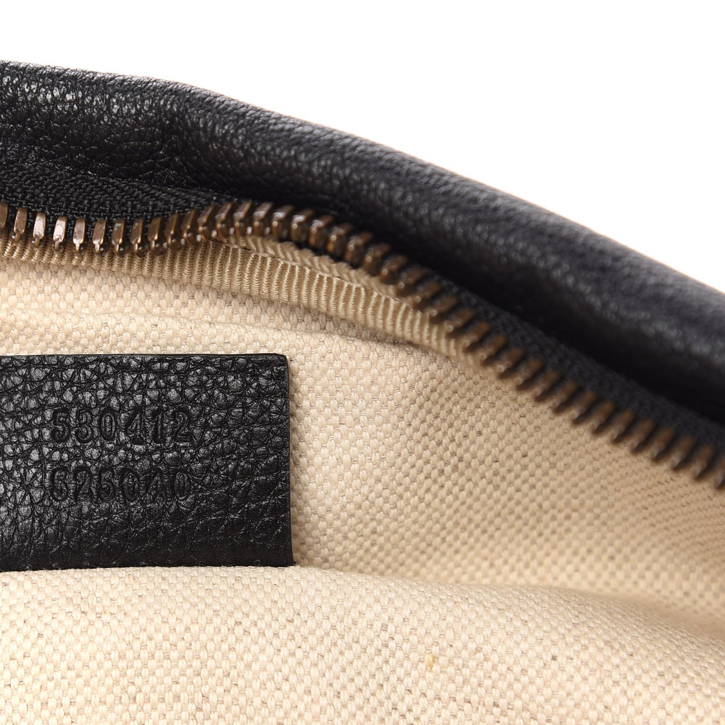 Grained Calfskin Logo Belt Bag Black