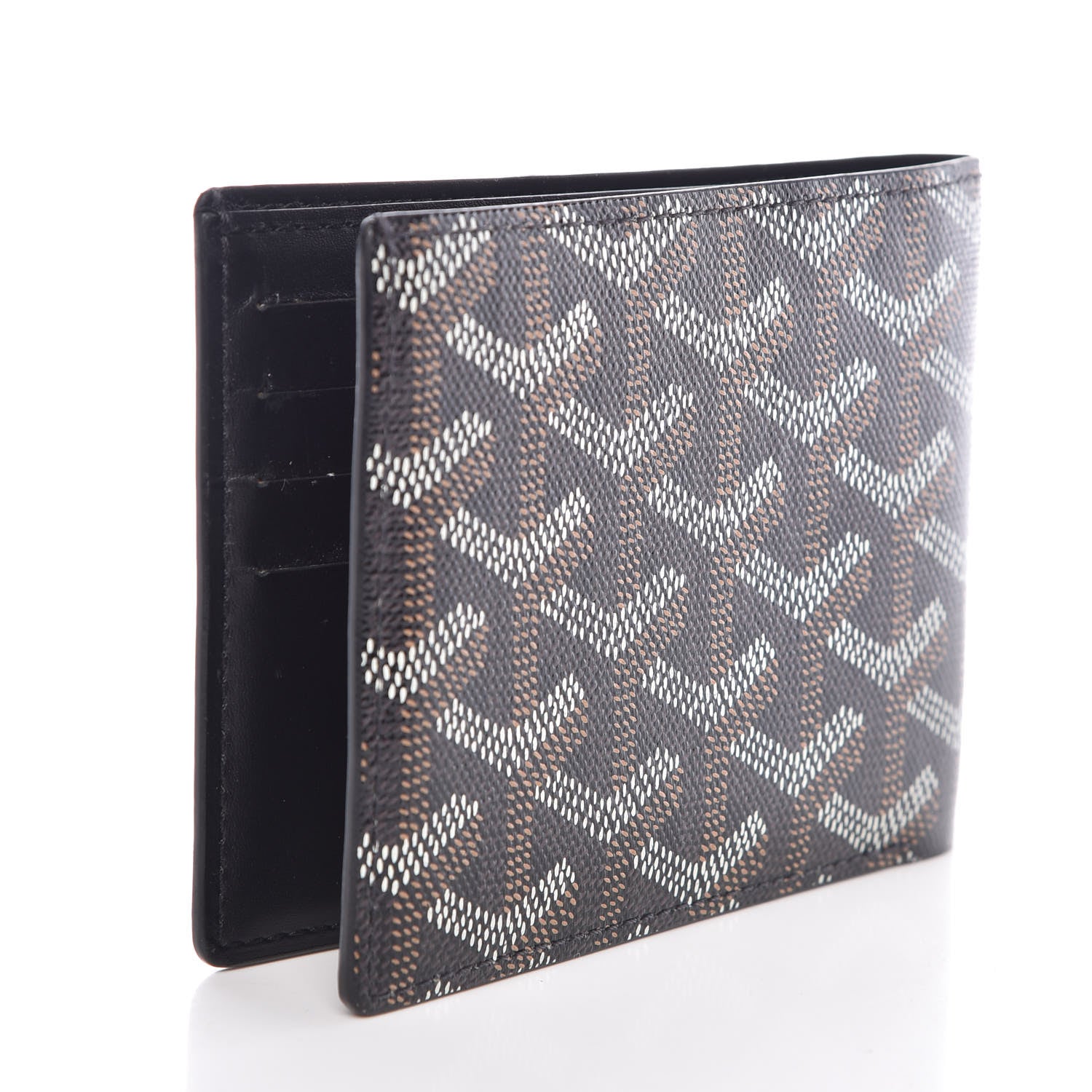 Goyard Goyardine Bi-Fold Victoire PM Wallet Black 3 of 9