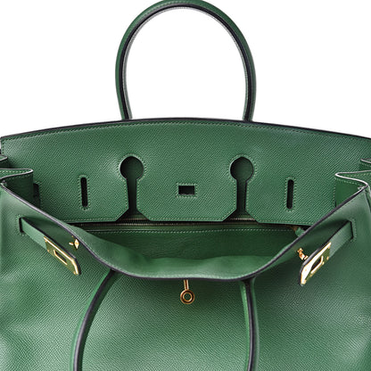 Hermes Epsom Birkin 35 Vert Bengale 16 of 28