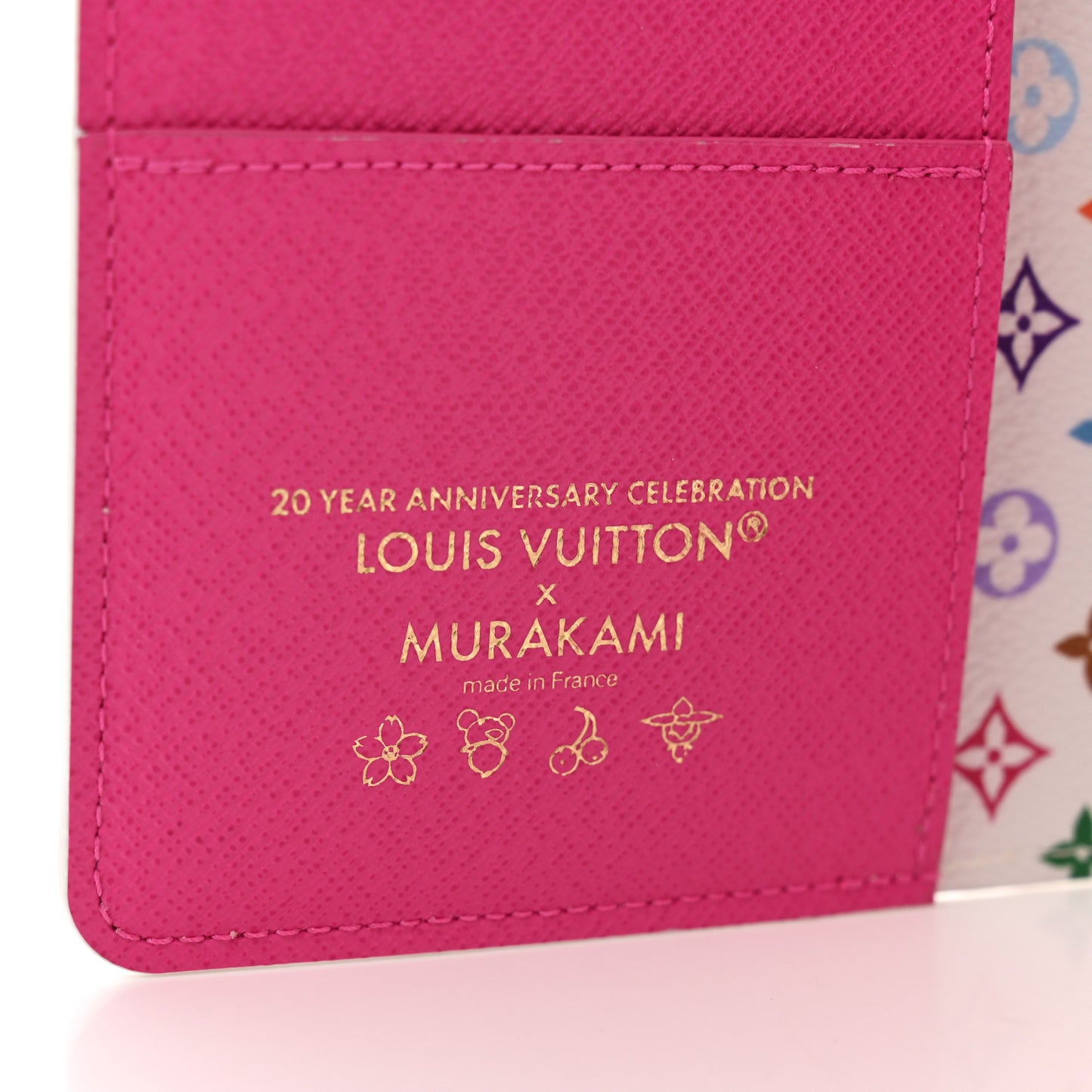 LV X TM Monogram Multicolor Emily Notebook Cover MM White