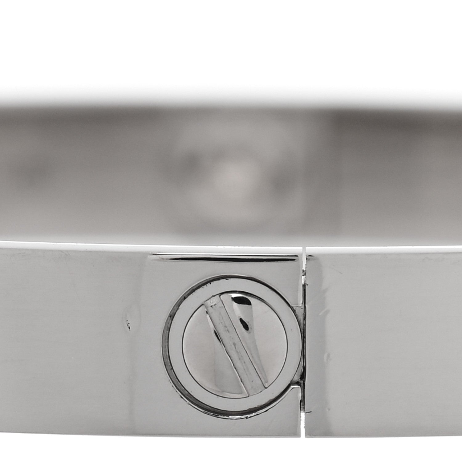 Cartier 18K White Gold LOVE Bracelet 19 5 of 7