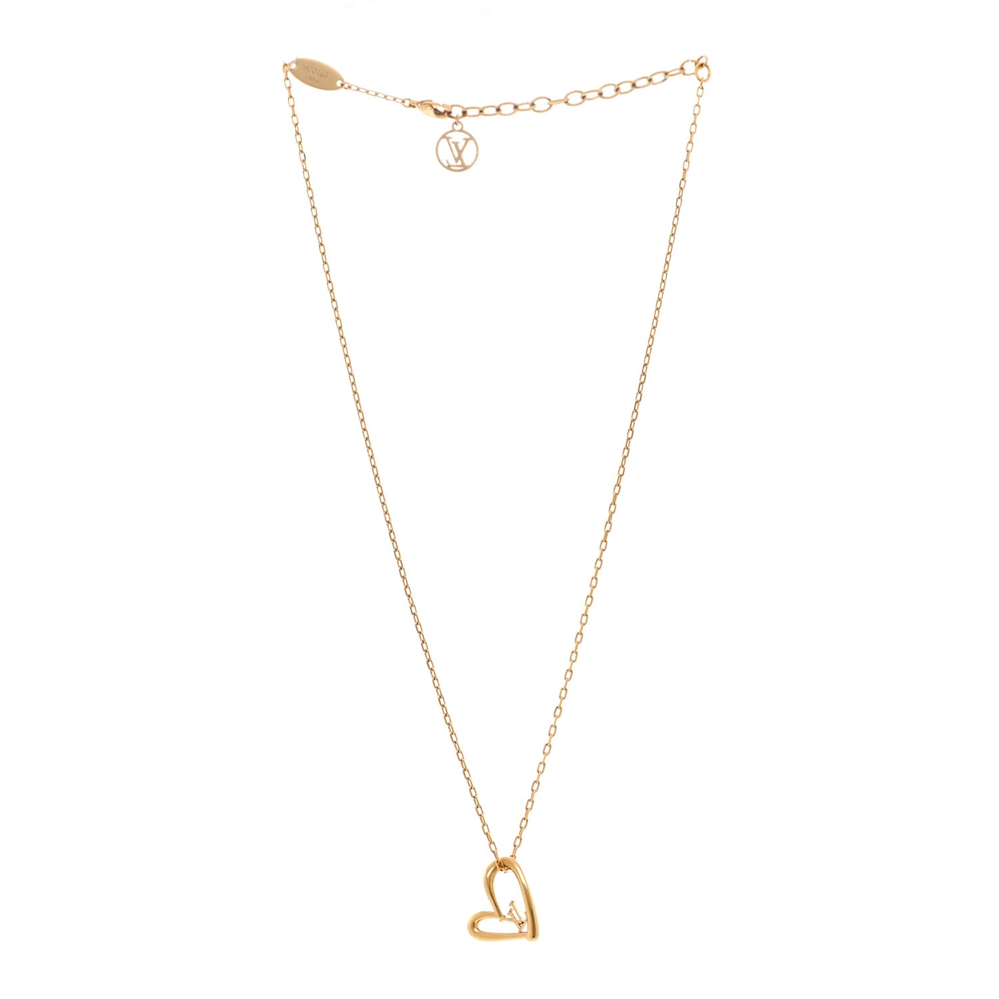 Metal Fall In Love Necklace