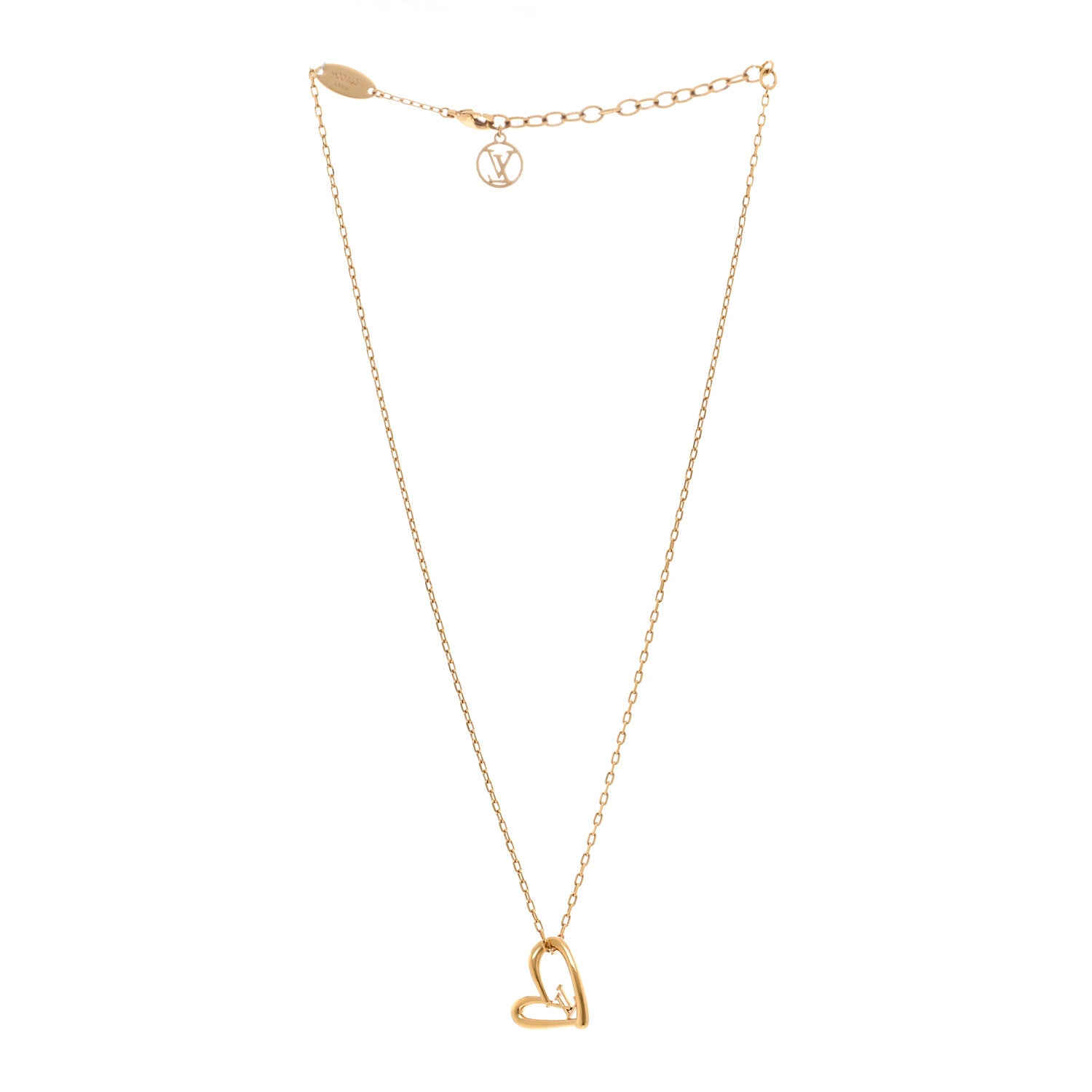 Louis Vuitton Metal Fall In Love Necklace 3 of 6