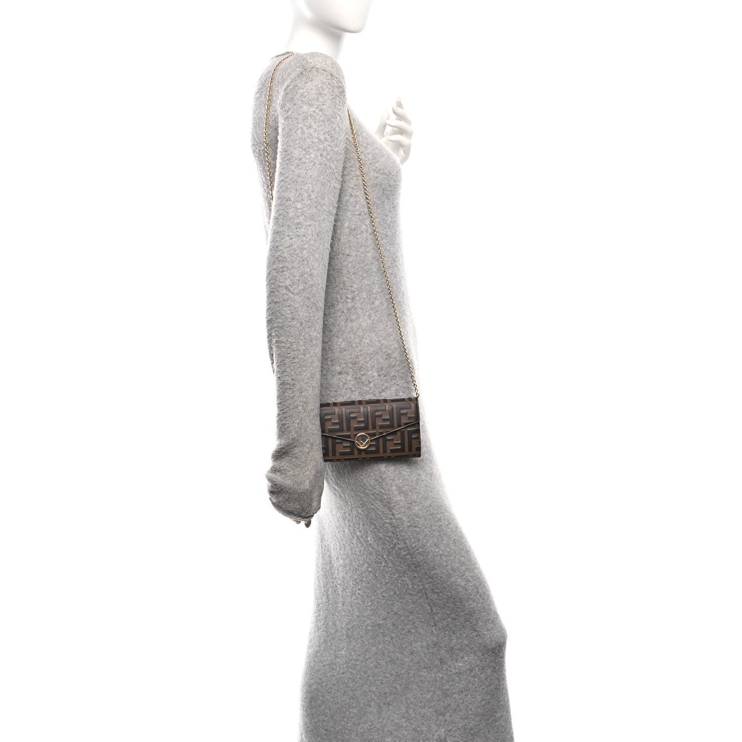 Fendi Vitello Soft F is Fendi Bi-Color FF 1974 Embossed