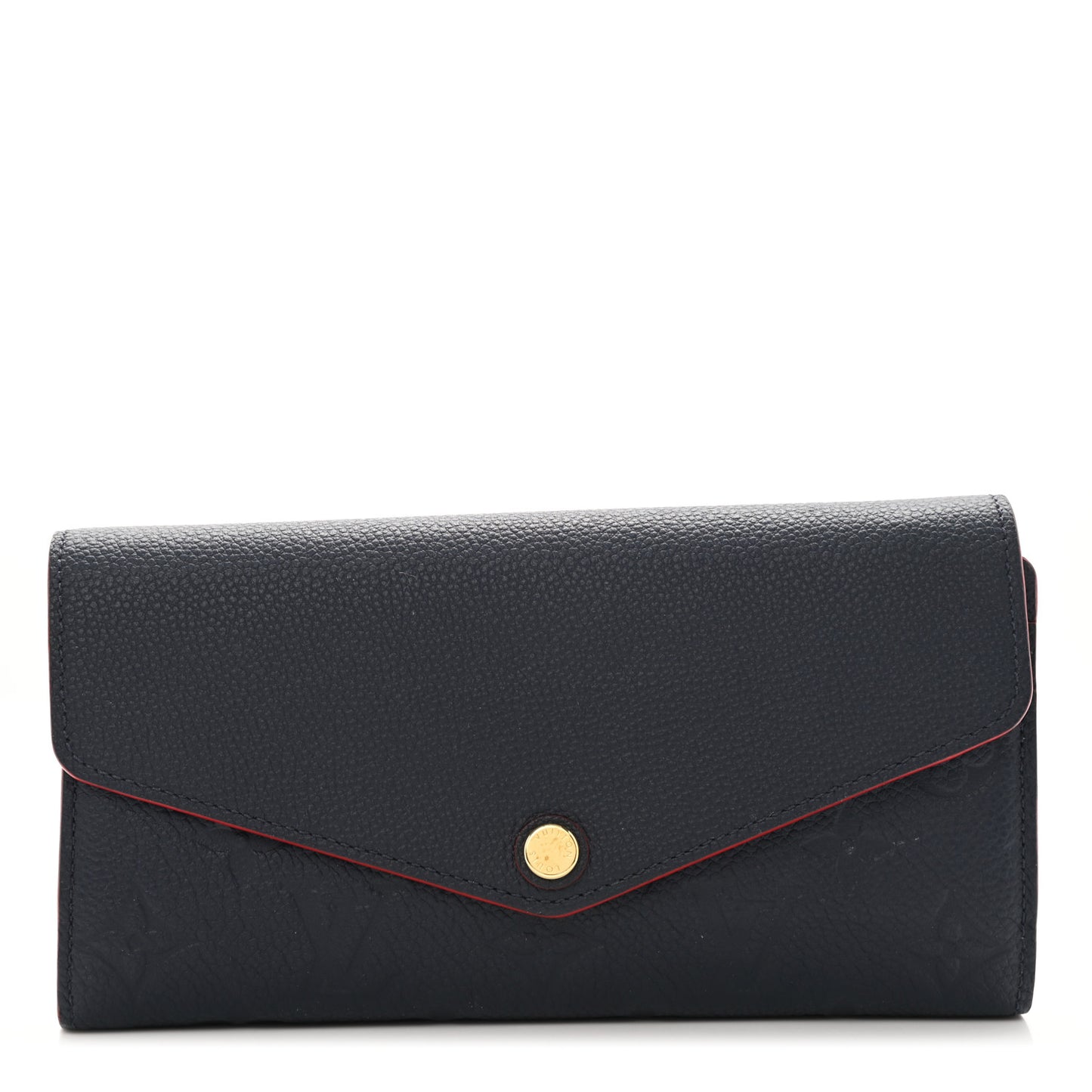 Empreinte Sarah Wallet NM Marine Rouge