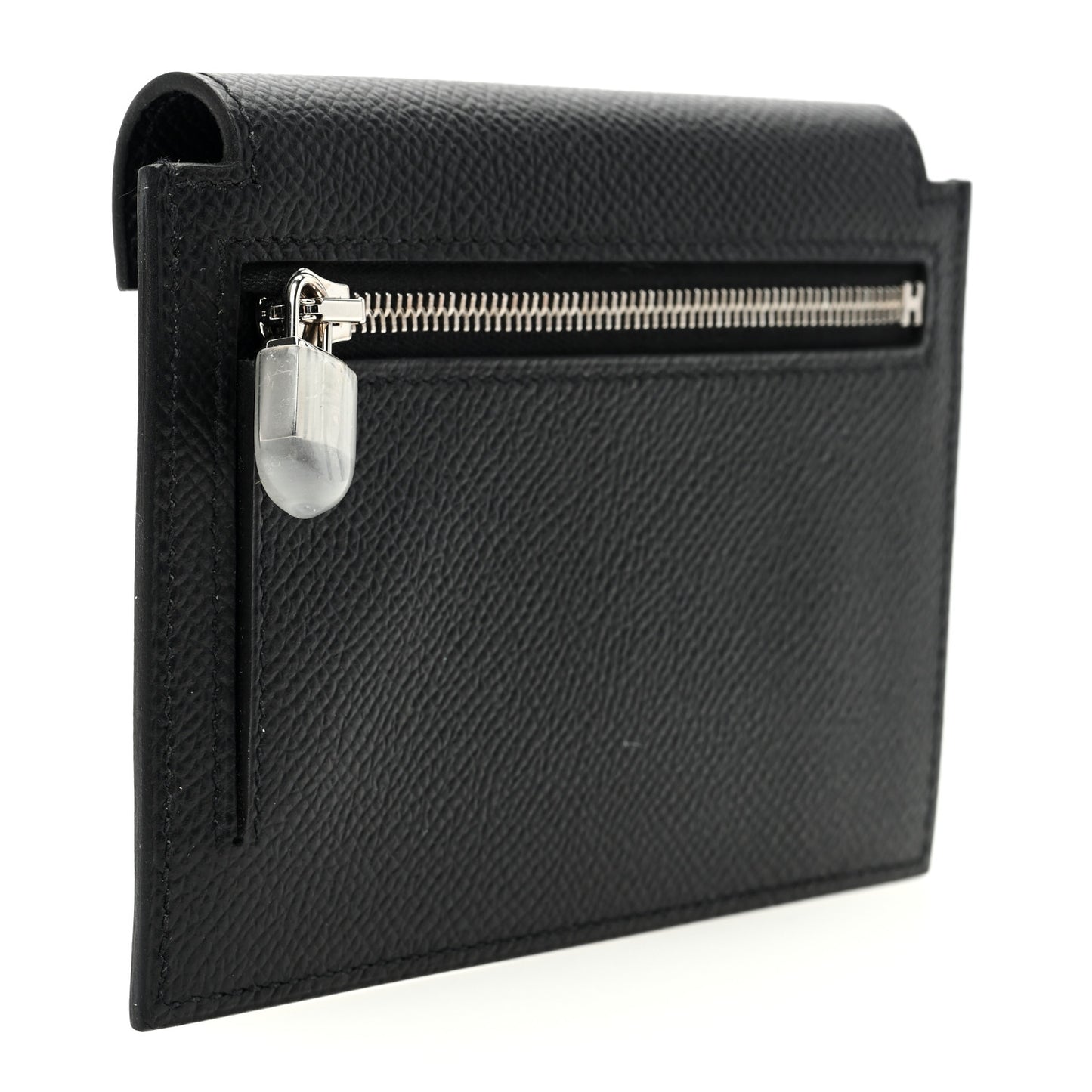 Epsom Kelly Pocket Compact Wallet Black