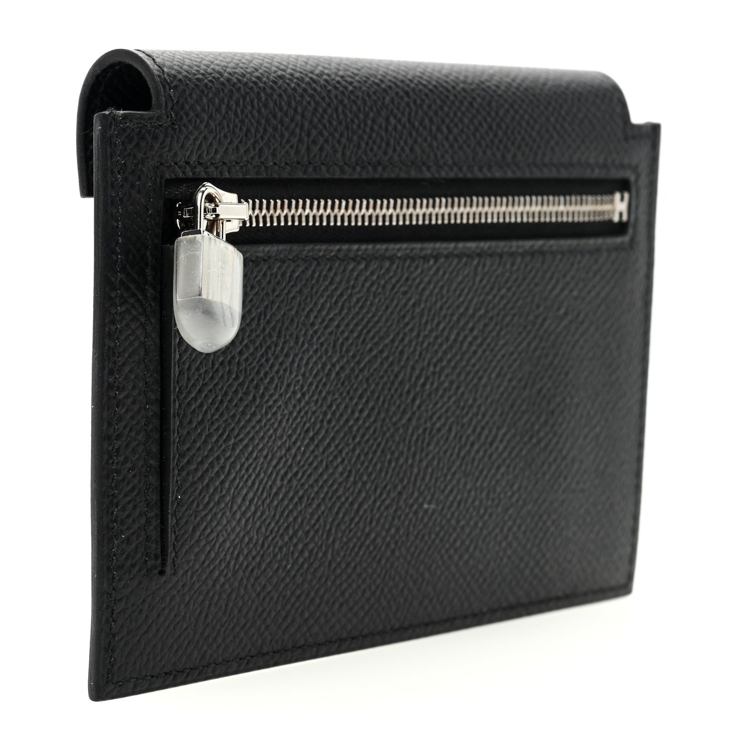 Hermes Epsom Kelly Pocket Compact Wallet Black 3 of 8