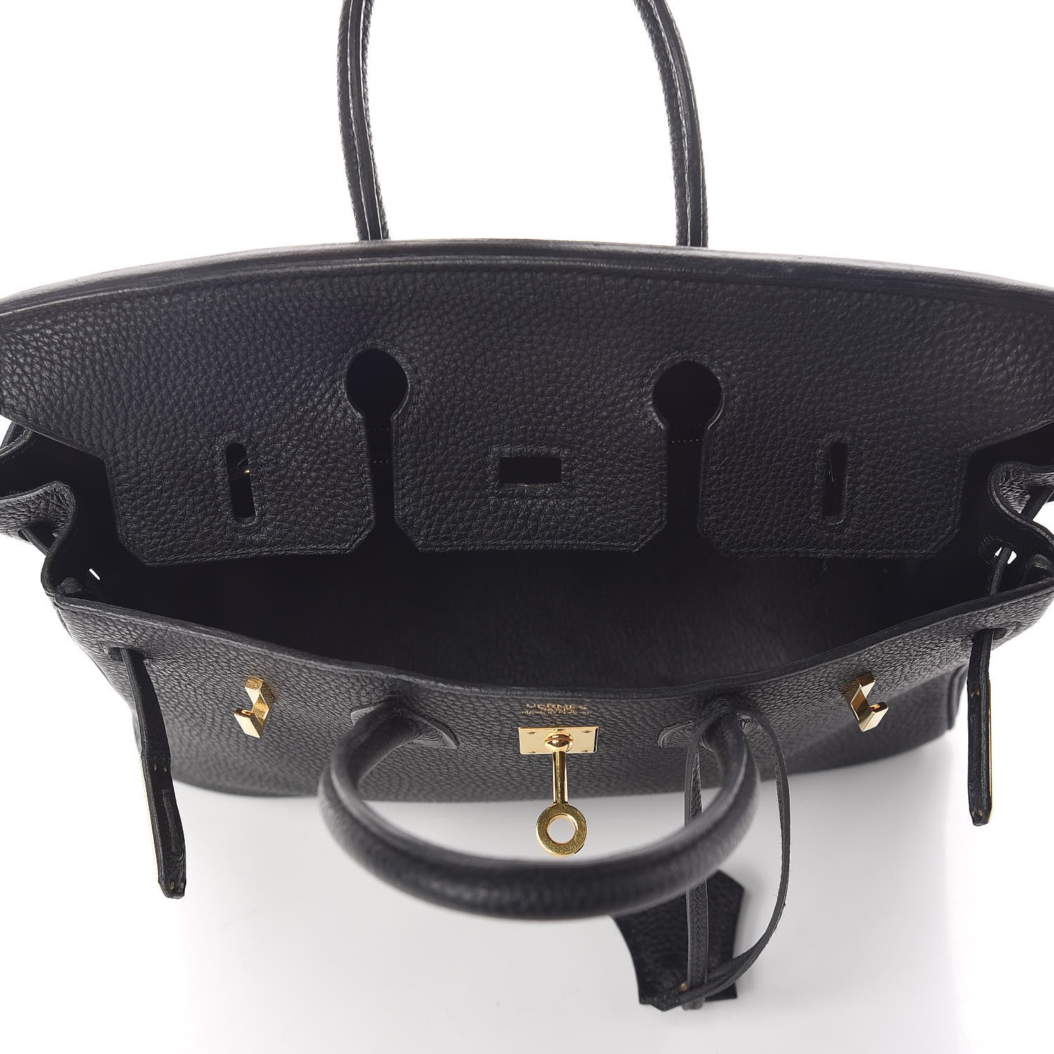 Hermes Togo Birkin 25 Black 19 of 38