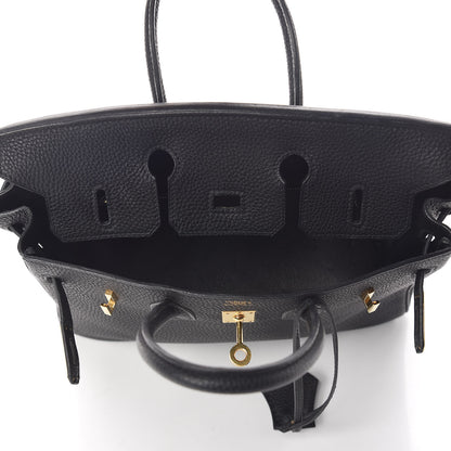 Hermes Togo Birkin 25 Black 19 of 38
