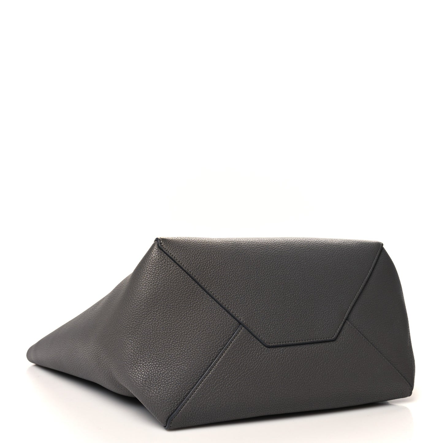 Soft Grained Calfskin Small Belt Cabas Phantom Grey