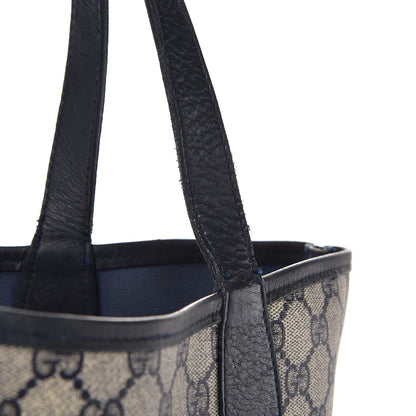 Gucci GG Plus Monogram Web Tote Navy Blue 11 of 17