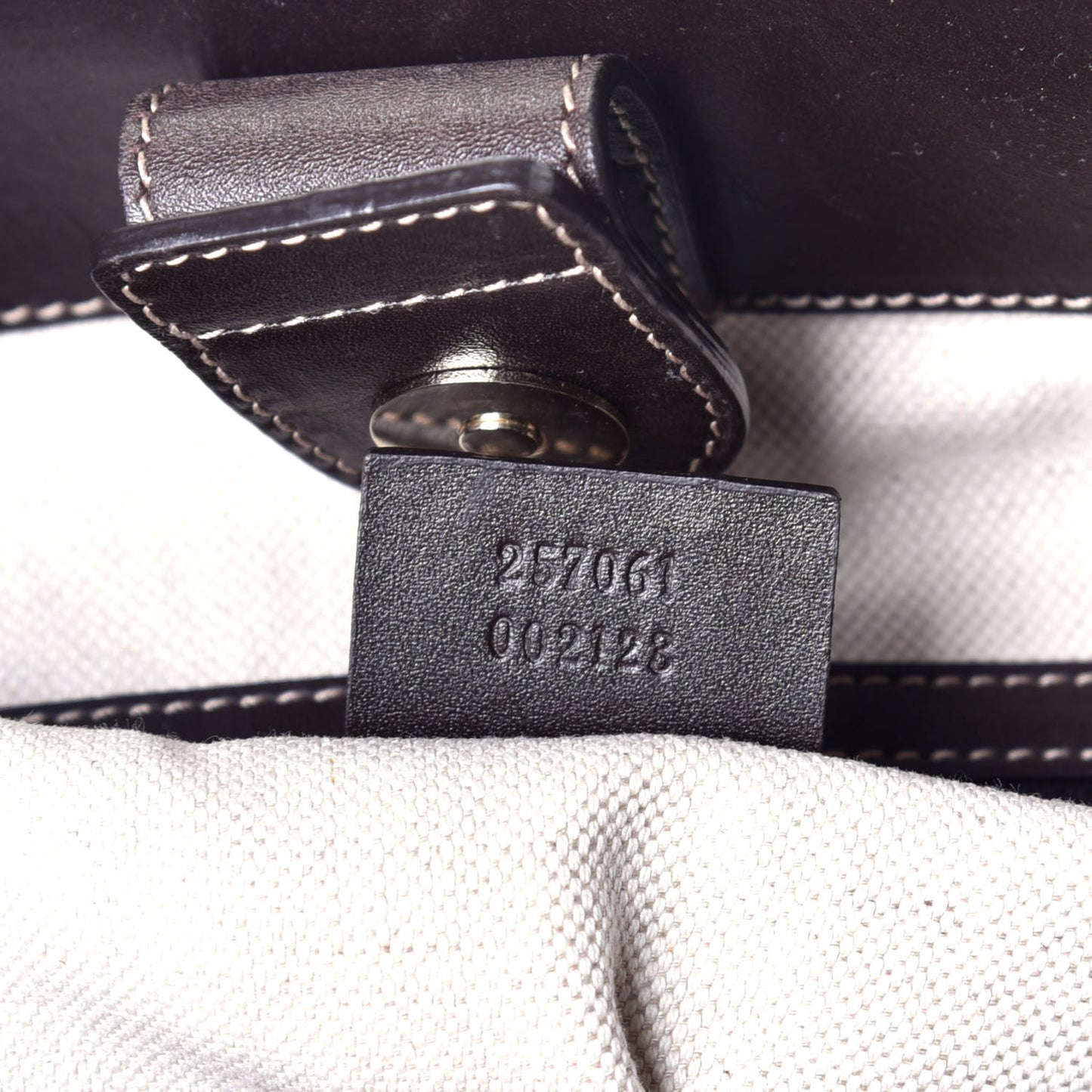 Monogram Web Medium Mayfair Tote Dark Brown