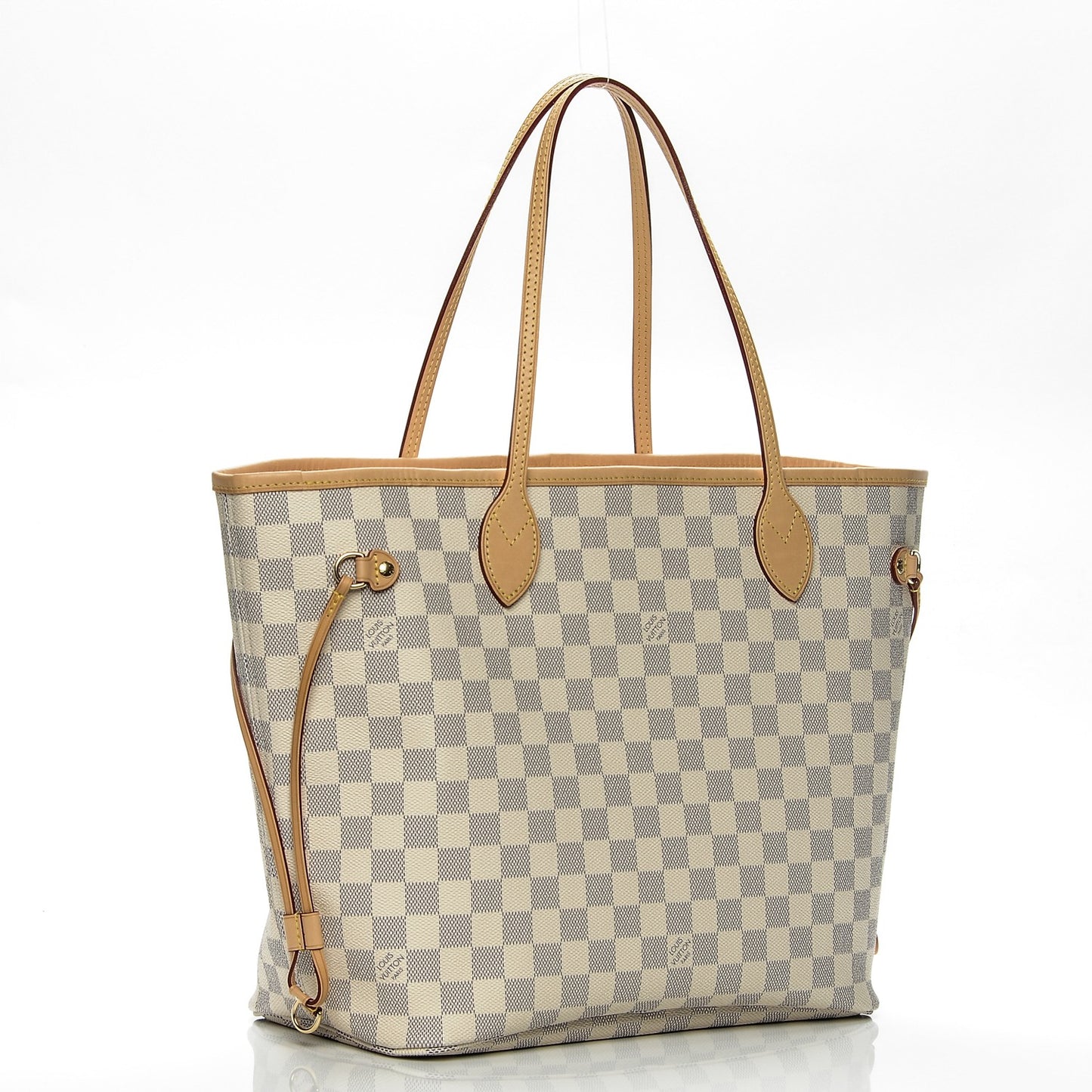 Damier Azur Neo Neverfull MM Rose Ballerine