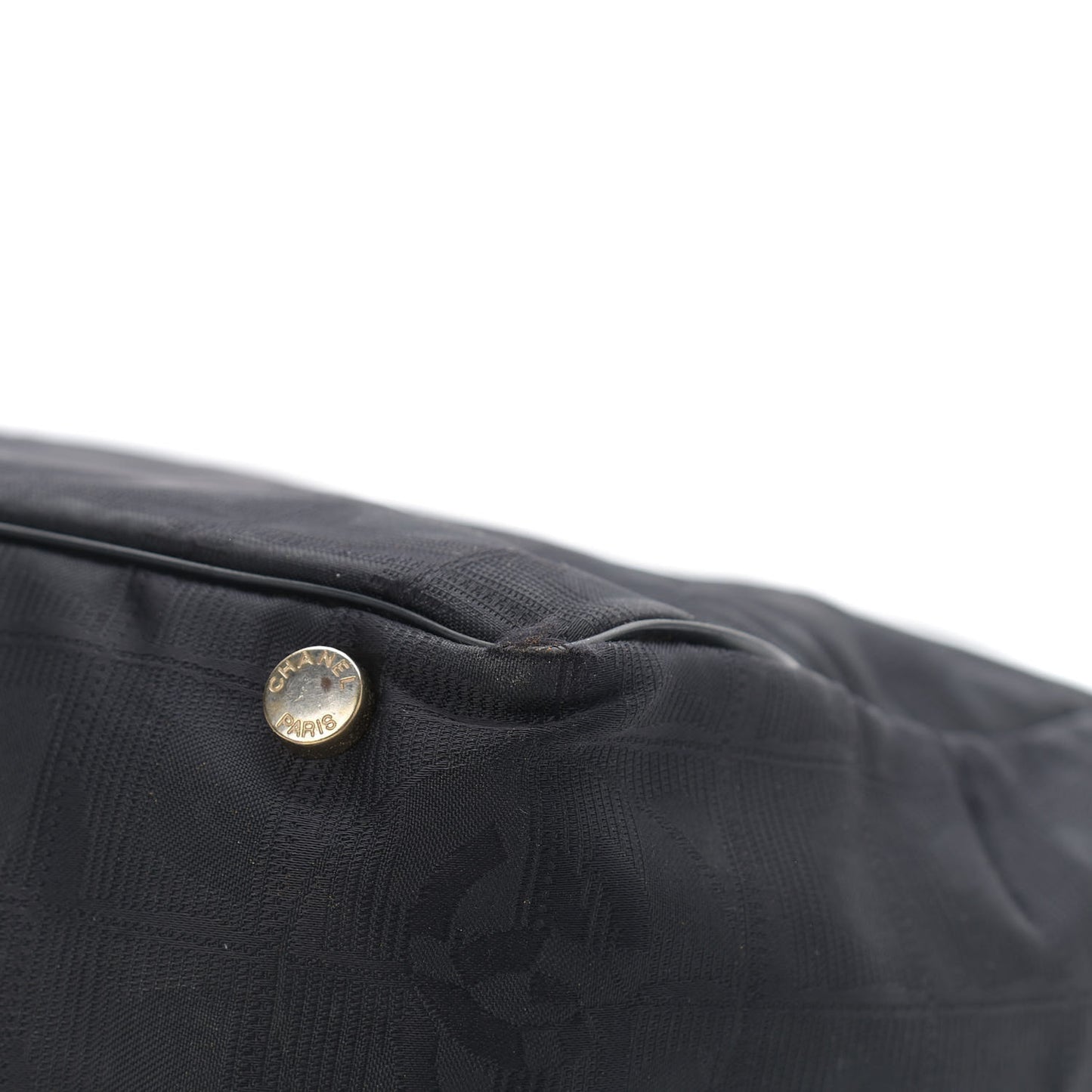 Nylon Medium Travel Tote Black