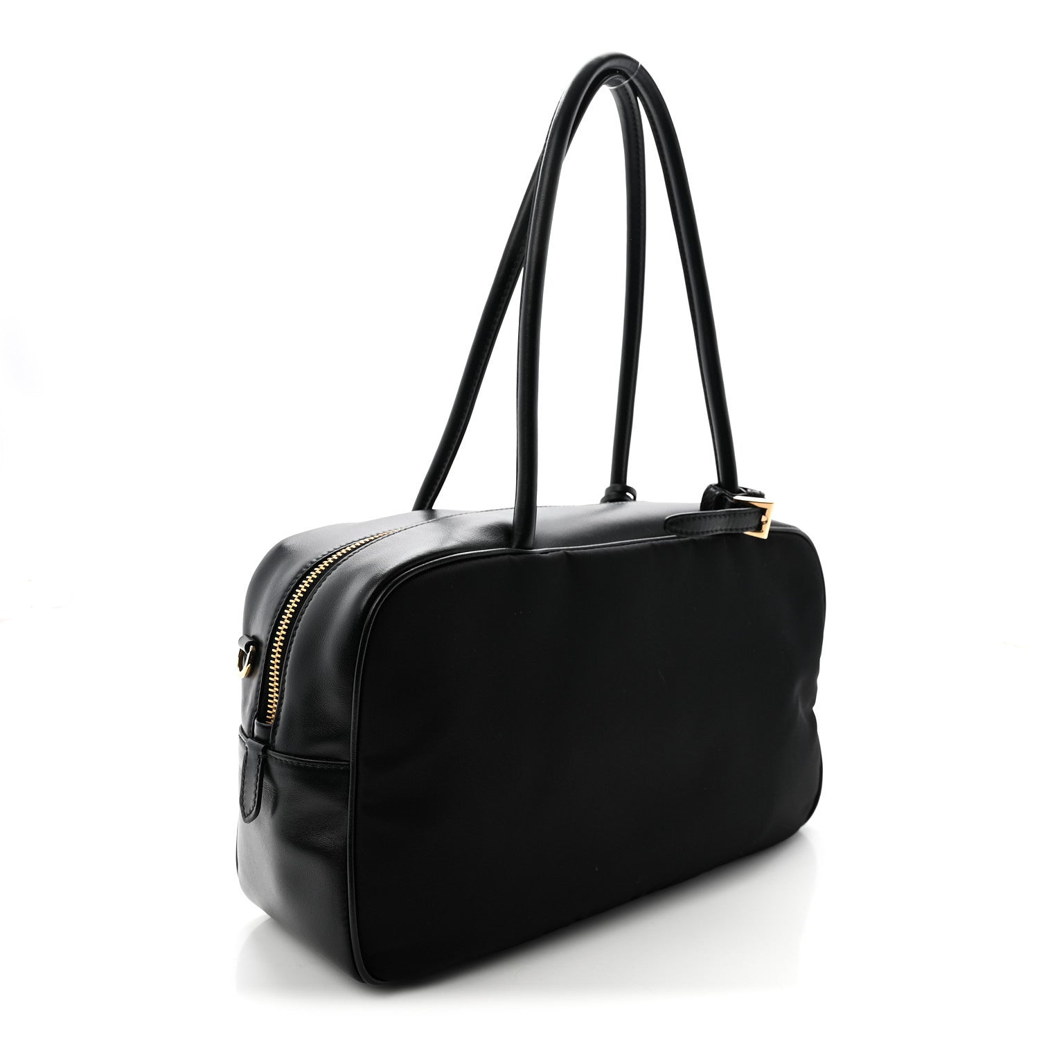 Prada Tessuto Vitello Bauletto Black 3 of 10