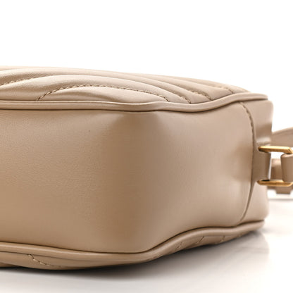Saint Laurent Calfskin Matelasse Monogram Lou Camera Bag Dark Beige 10 of 12
