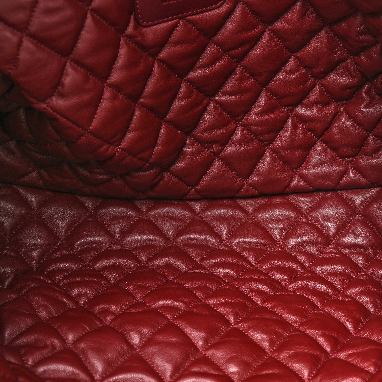 Chanel Lambskin Quilted Large Coco Cocoon Tote White 5 of 9