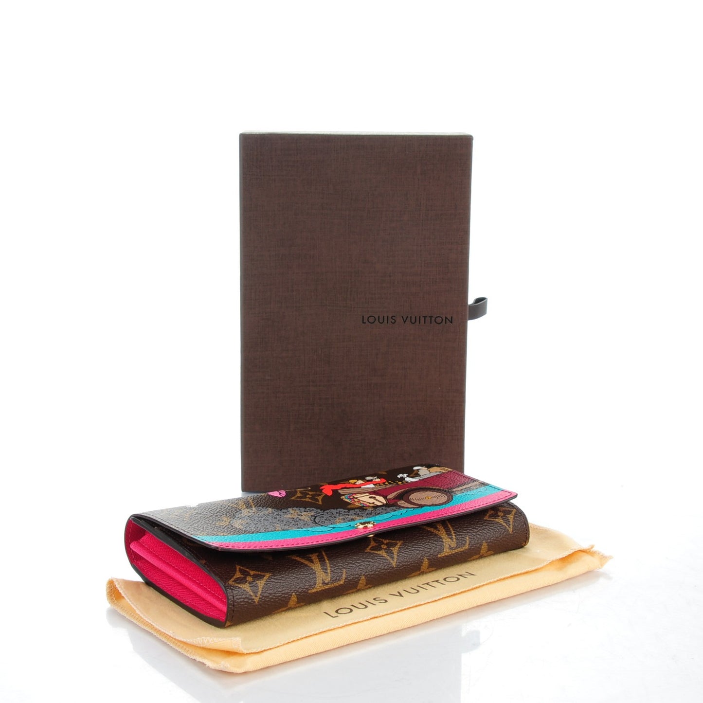 Monogram 2015 Christmas Animation Sarah Wallet Hibiscus
