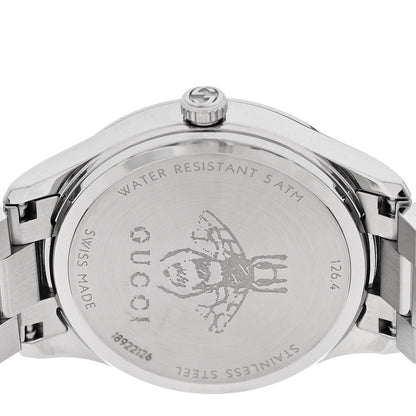 Gucci Stainless Steel 32mm G-Timeless Bee Quartz Watch Blue 4 of 5