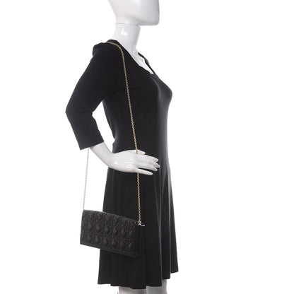 Christian Dior Patent Cannage Lady Dior Convertible Clutch Black 2 of 10