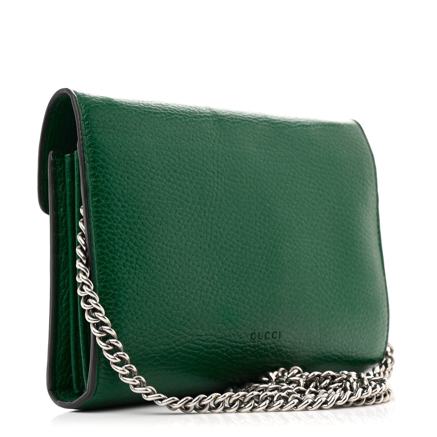 Calfskin Mini Dionysus Chain Wallet Emerald