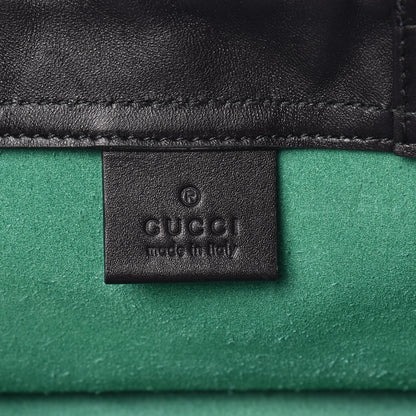 Gucci Calfskin Logo Drawstring Backpack Green 8 of 9