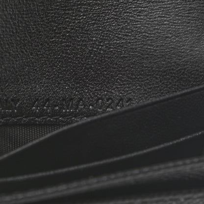 Christian Dior Grained Calfskin Saddle Card Holder Black 8 of 9