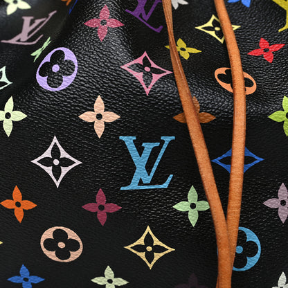 Louis Vuitton Monogram Multicolor Petit Noe Black 7 of 11