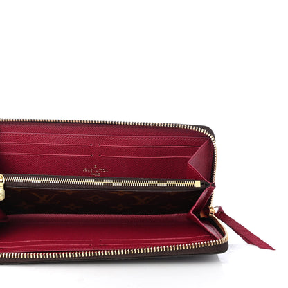 Louis Vuitton Monogram Clemence Wallet Fuchsia 5 of 7