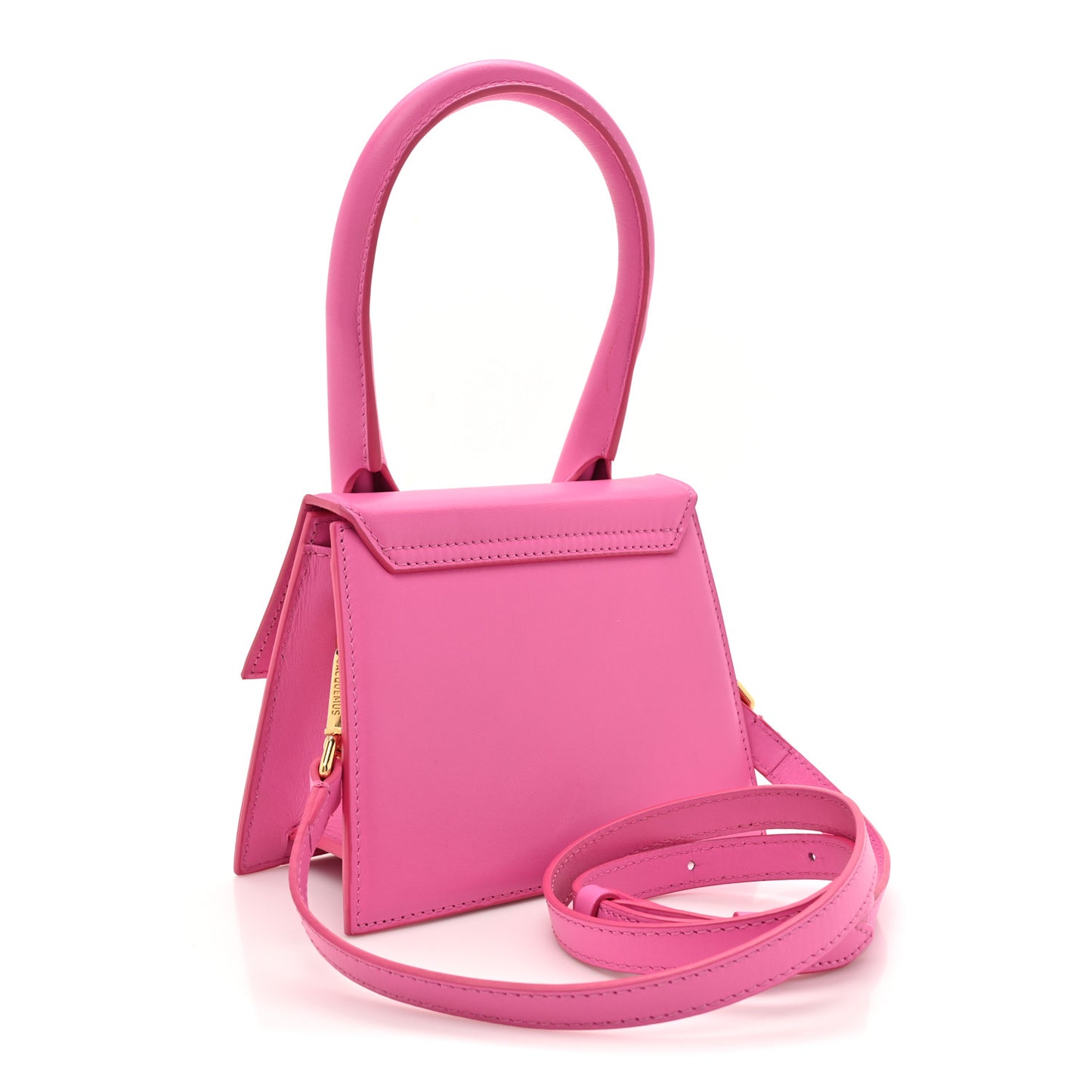 Smooth Calfskin Le Chiquito Moyen Neon Pink