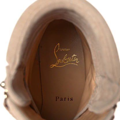 Christian Louboutin Suede Flat Hiking Boots 36.5 Beige 7 of 7