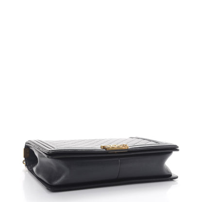 Chanel Lambskin Quilted Large Boy Flap Black 4 of 7