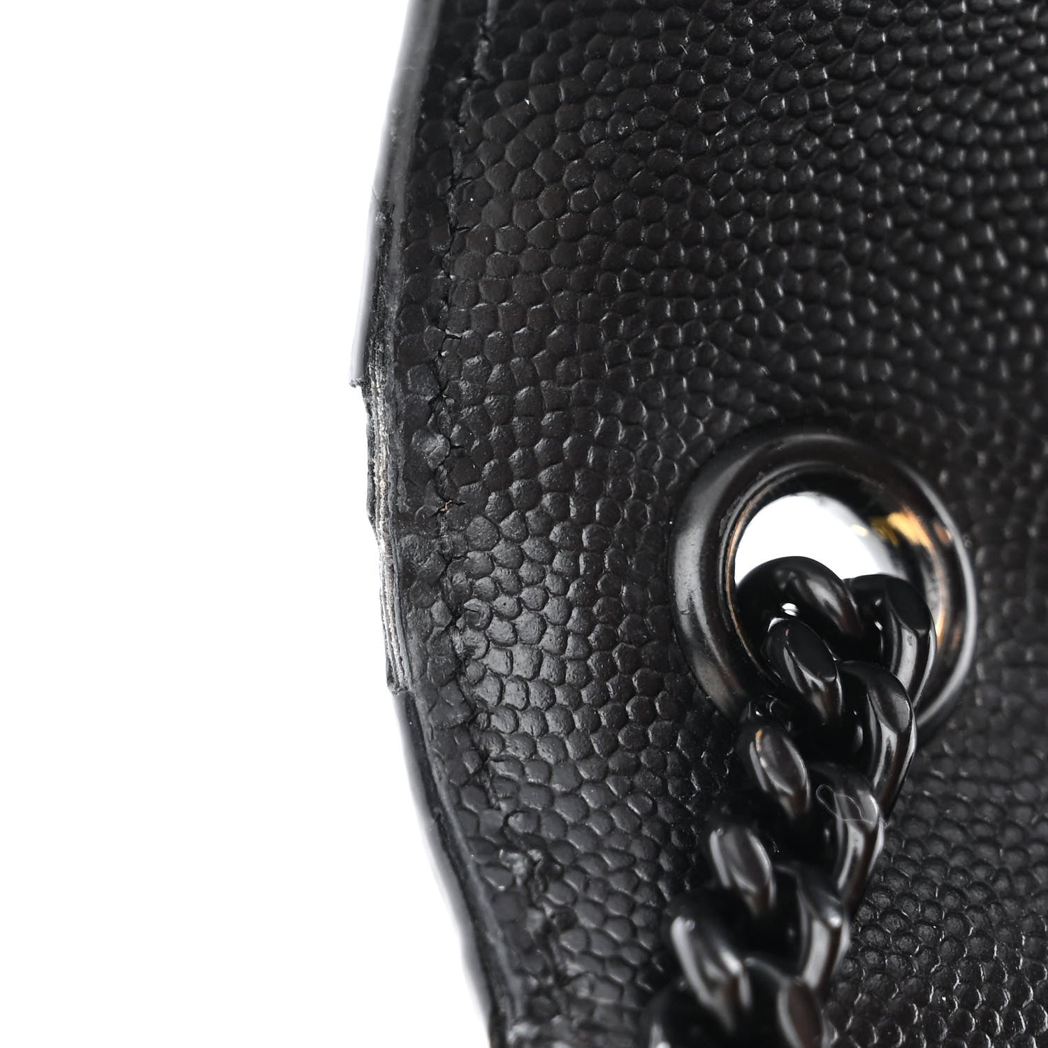 Saint Laurent Grain De Poudre Small Monogram Monochrome Kate Satchel Black 12 of 13