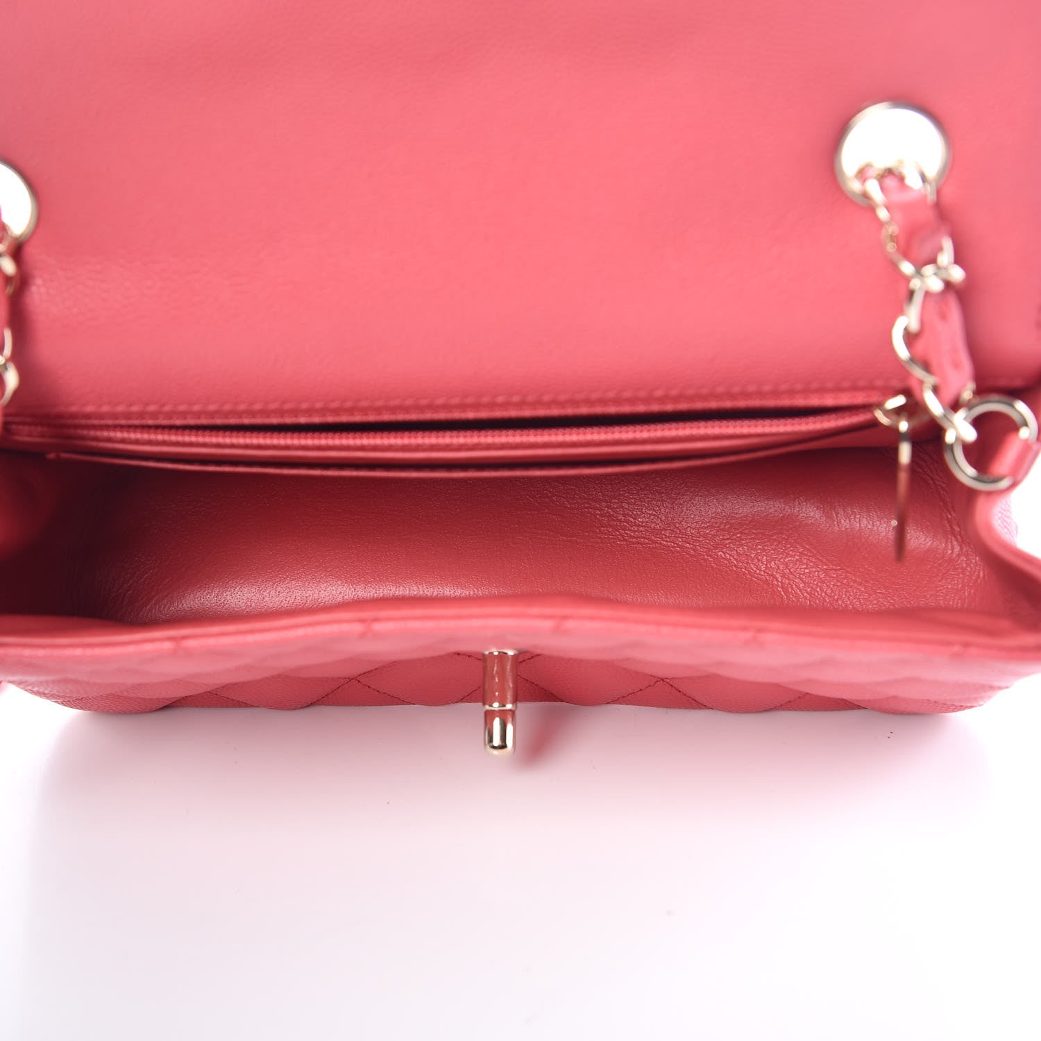 Chanel Caviar Quilted Mini Rectangular Flap Pink 5 of 10